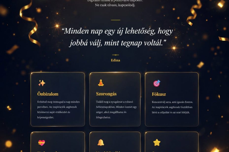 Hogyan született meg a Pozitív Percek Edinával alkalmazás, avagy a szikra és a digitális varázspálca a Cursor pozitív percek edinával hurra